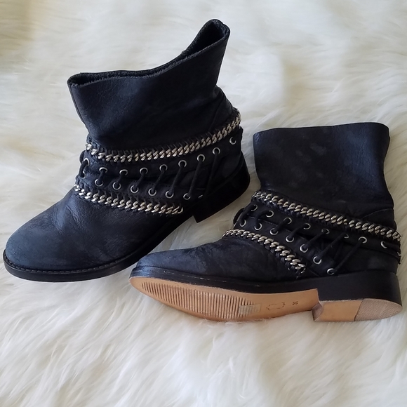Free People Distressed Chain Boot - Picture 3 of 7